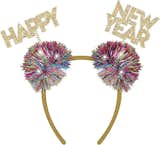 Happy New Year Pom Pom Light Up Headband