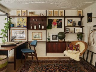 The family calls the gallery-level workspace the “captain’s deck.”