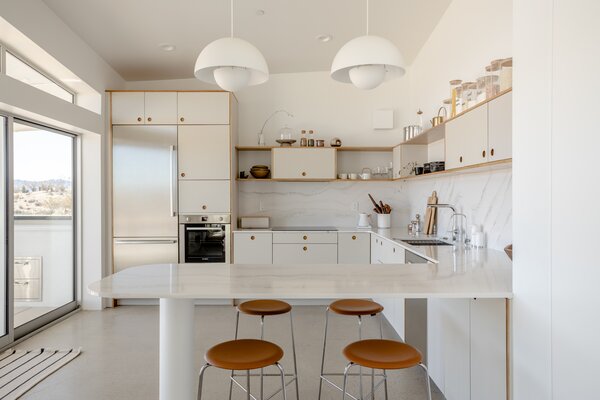 "The home is about 1,500 square feet, but I knew I wanted to devote a lot of that to a large kitchen and living space,